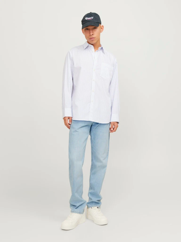 Jack and Jones miesten farkut, JJIMIKE JJORIGINAL SBD 516 Blue Denim