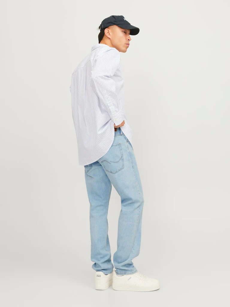 Jack and Jones miesten farkut, JJIMIKE JJORIGINAL SBD 516 Blue Denim - Image 2