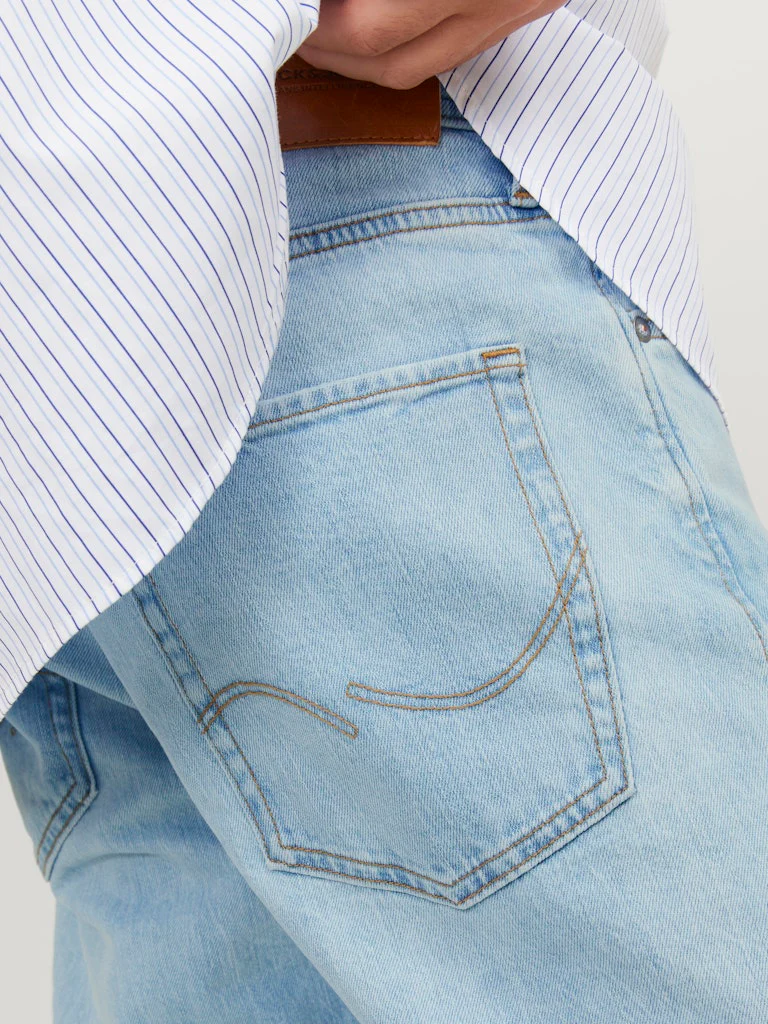 Jack and Jones miesten farkut, JJIMIKE JJORIGINAL SBD 516 Blue Denim - Image 7