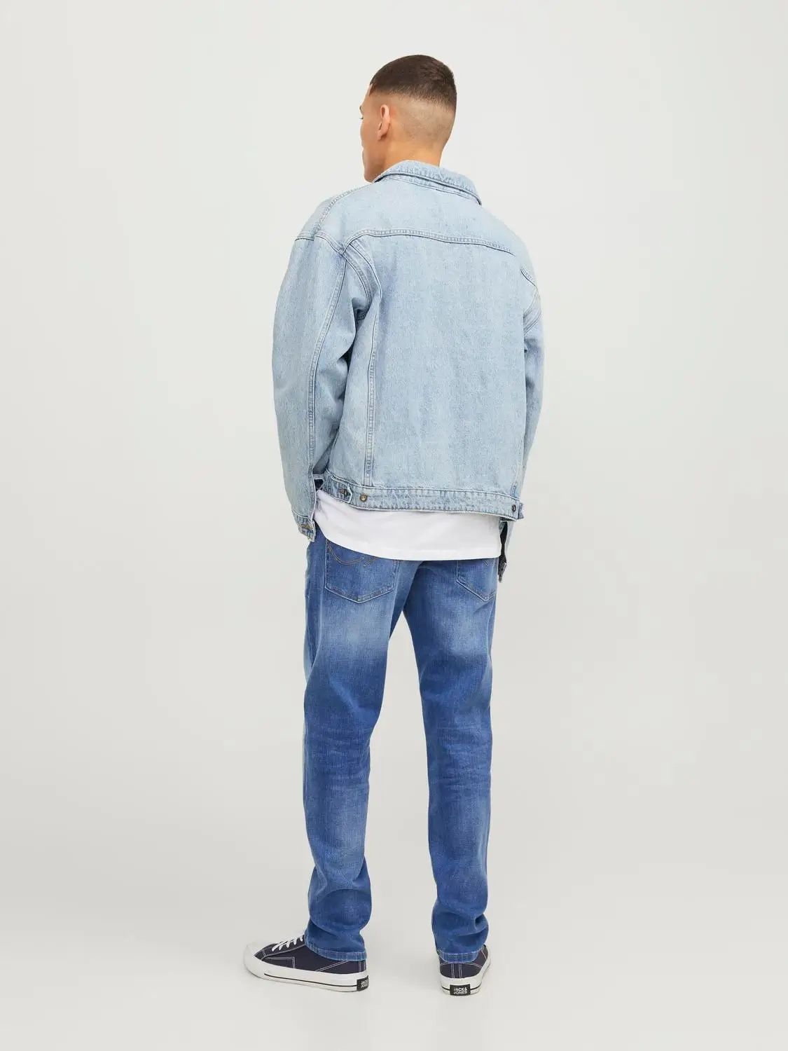 Jack and Jones Miesten Farkut, Mike Jjoriginal Jos 411 Blue Denim - Image 2
