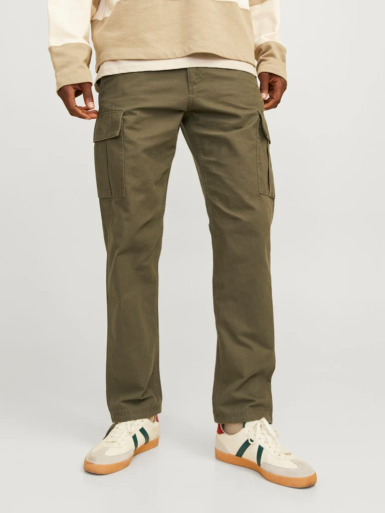 Jack and Jones miesten reisitaskuhousut, JPSTKANE BARKLEY CARGO PANT Olive Night