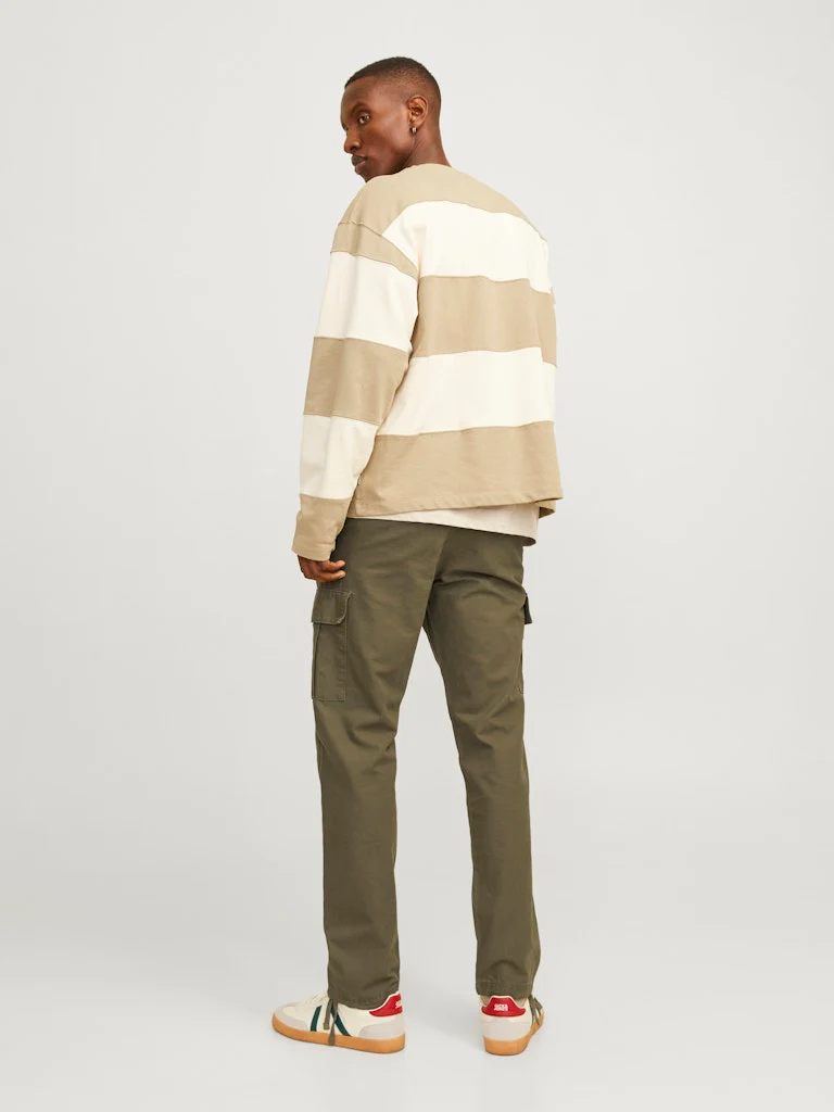 Jack and Jones miesten reisitaskuhousut, JPSTKANE BARKLEY CARGO PANT Olive Night - Image 2