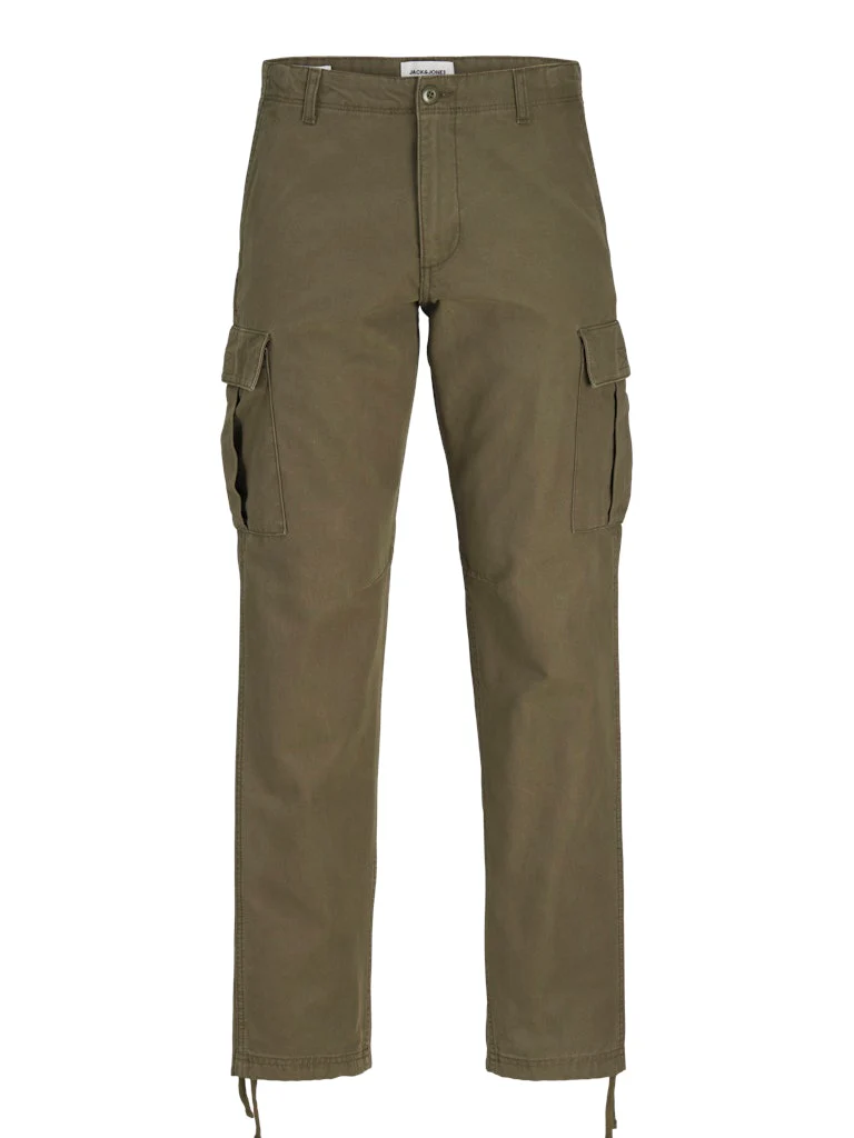 Jack and Jones miesten reisitaskuhousut, JPSTKANE BARKLEY CARGO PANT Olive Night - Image 3