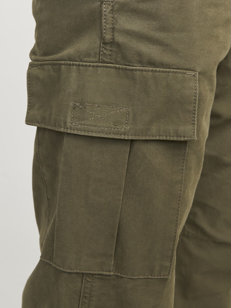 Jack and Jones miesten reisitaskuhousut, JPSTKANE BARKLEY CARGO PANT Olive Night - Image 5