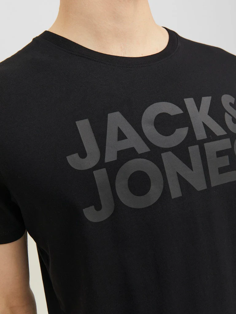 Jack and Jones Miesten T-Paita, JJECORP LOGO TEE SS O-NECK NOOS Black - Image 5