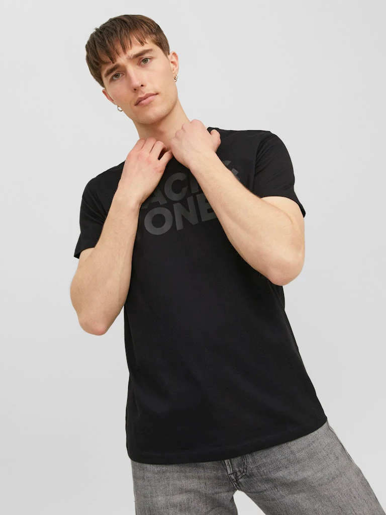 Jack and Jones Miesten T-Paita, JJECORP LOGO TEE SS O-NECK NOOS Black - Image 6