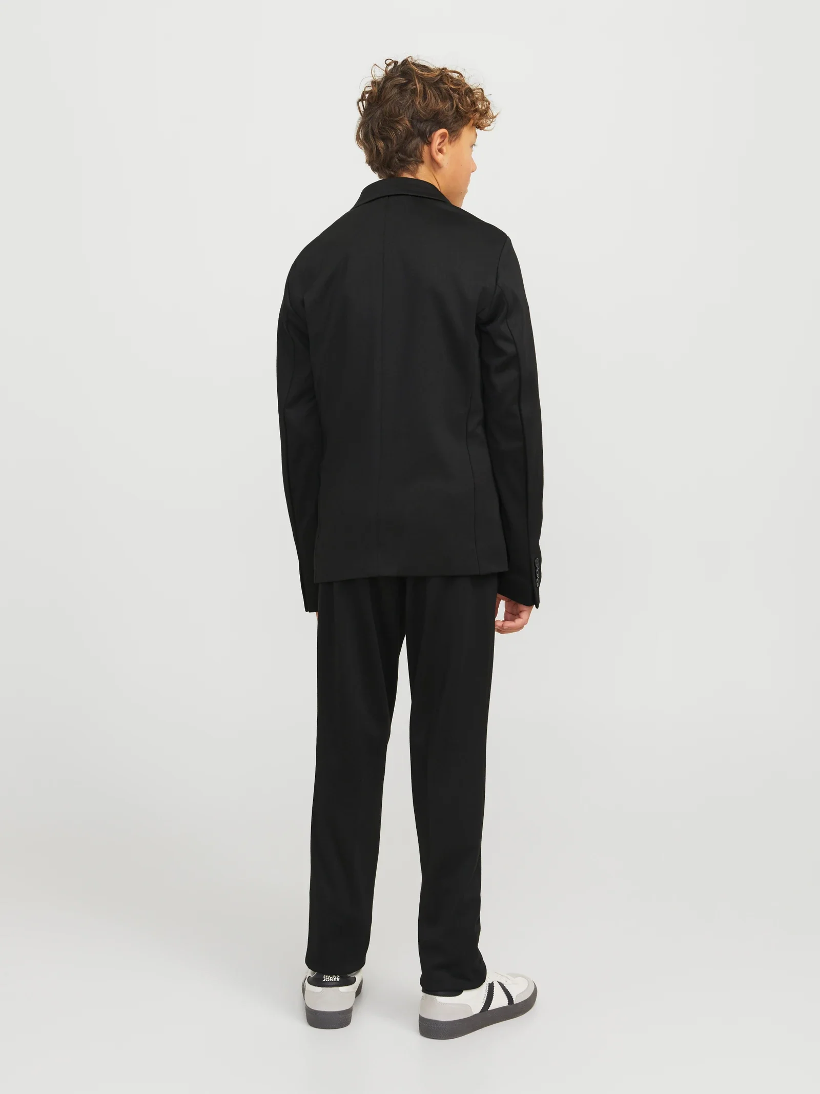 JACK&JONES JUNIOR lasten bleiseri, JJEJAXON JERSEY BLAZER NOOS JNR Musta - Image 2