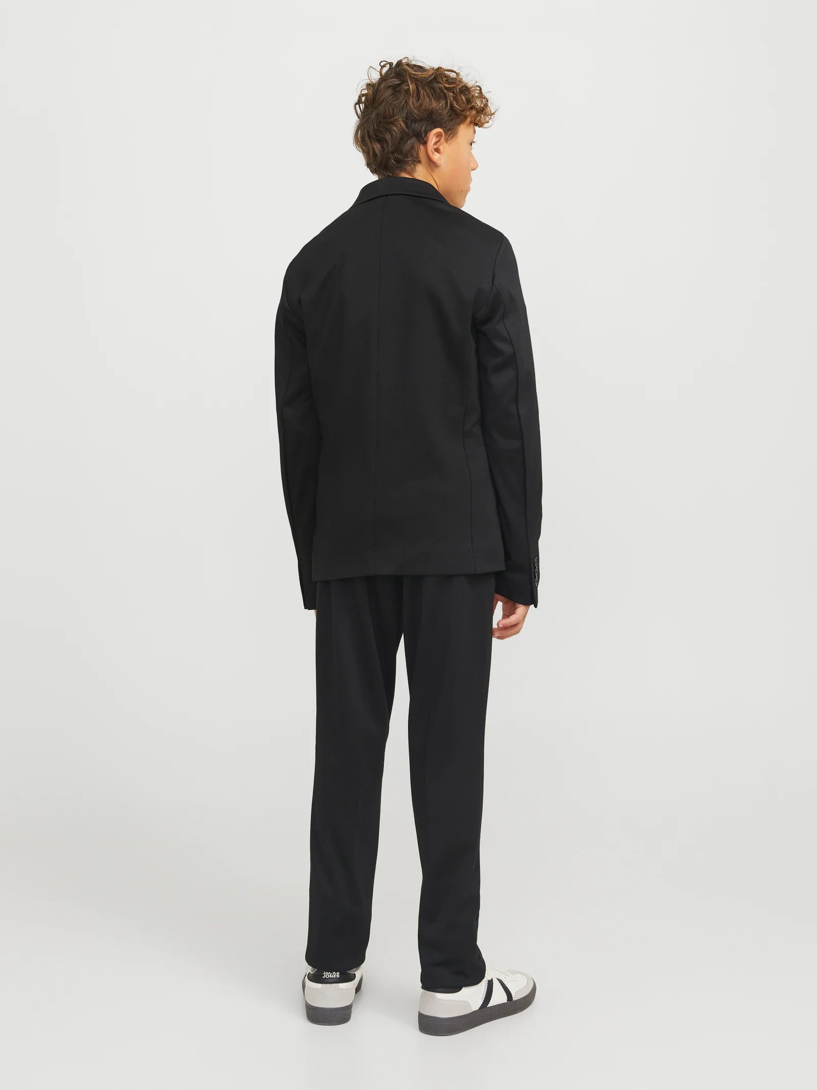 JACK&JONES JUNIOR lasten puvunhousut, JJEJAXON JERSEY TROUSER NOOS JNR Musta - Image 2