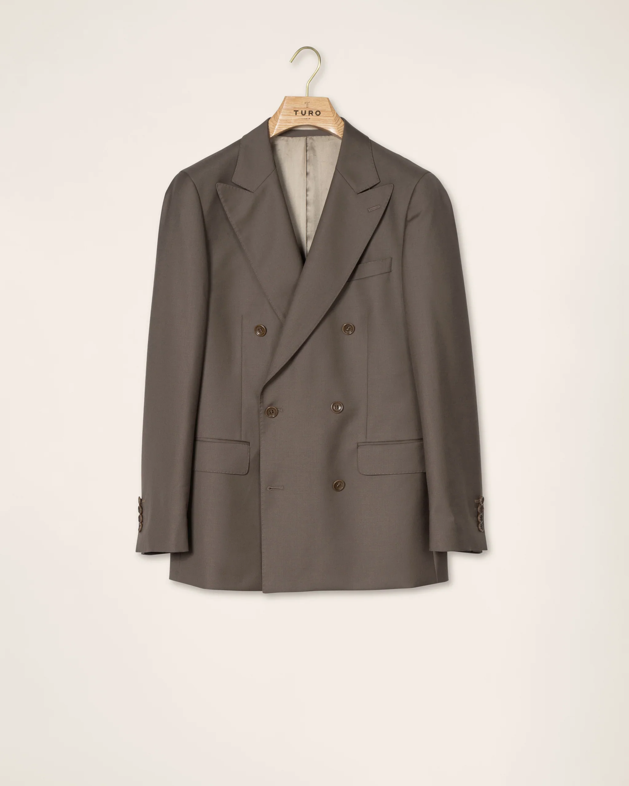 Turo irtotakki Jan Double Brested Jacket Vitale, ruskea - Image 2