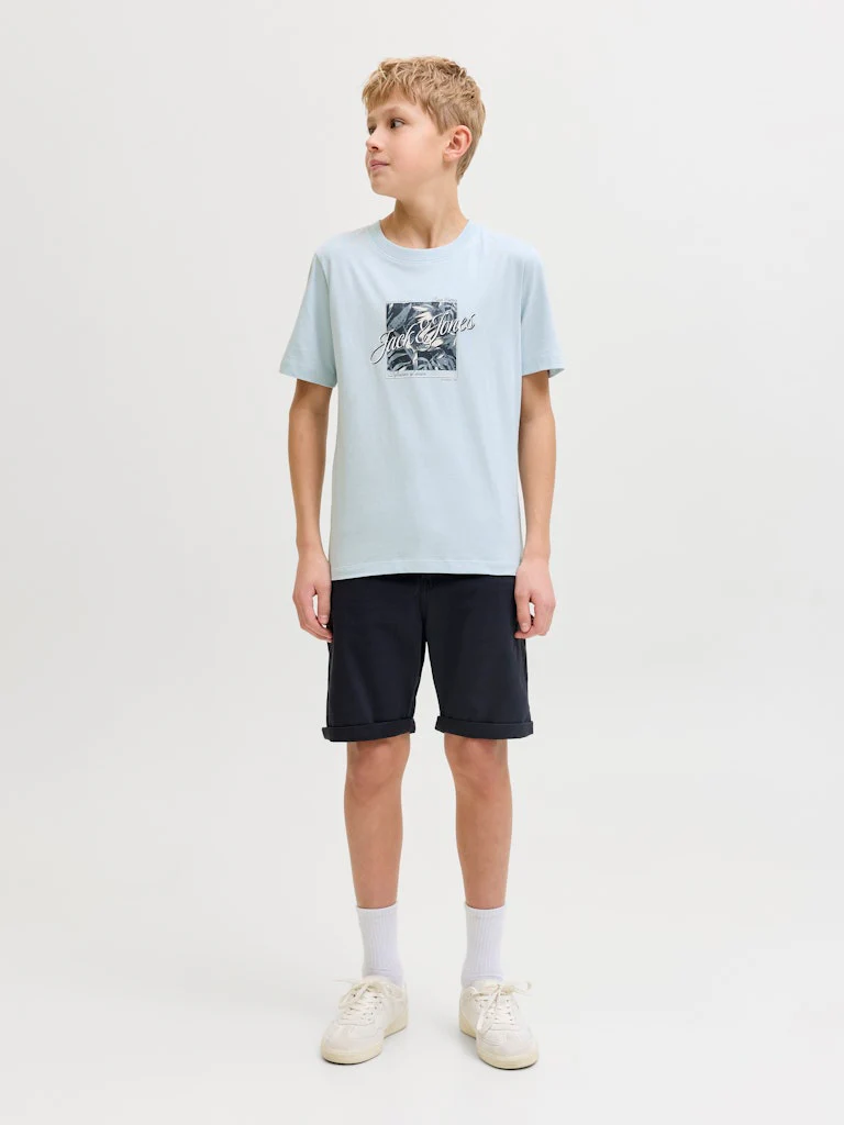 Jack and Jones Junior lasten t-paita JJHONOLULU Shape Tee JNR, vaaleansininen - Image 5