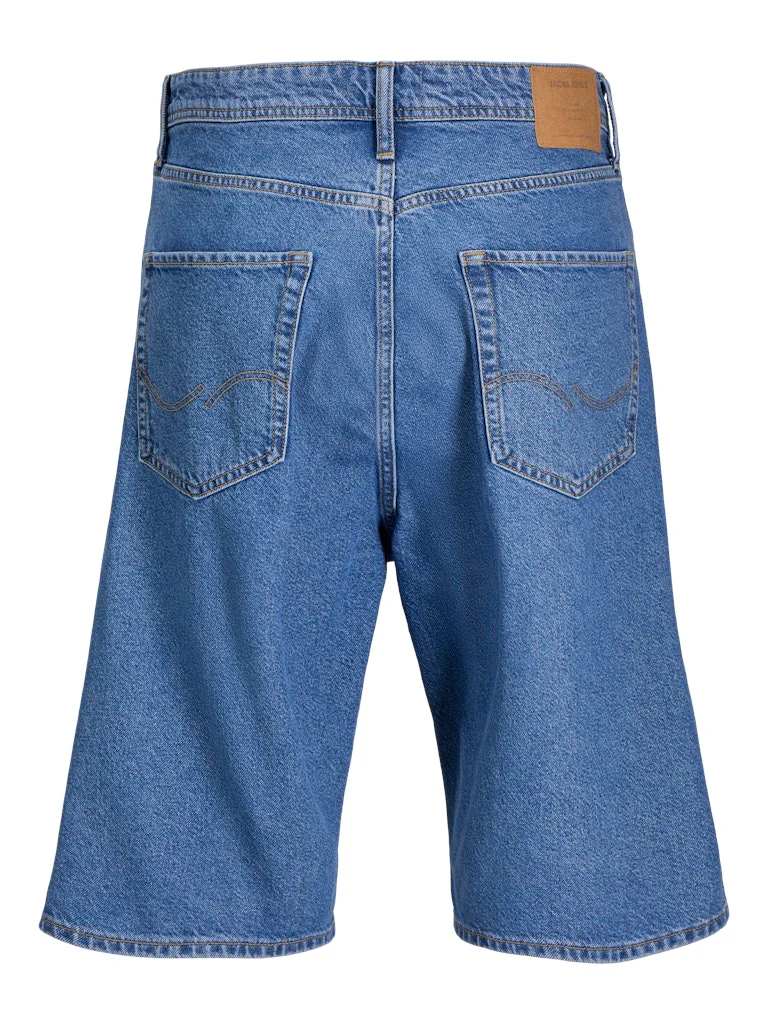 Jack and Jones miesten farkkushortsit JJIRON JJORIGINAL SHORTS SQ 730 SN, Blue Denim - Image 4