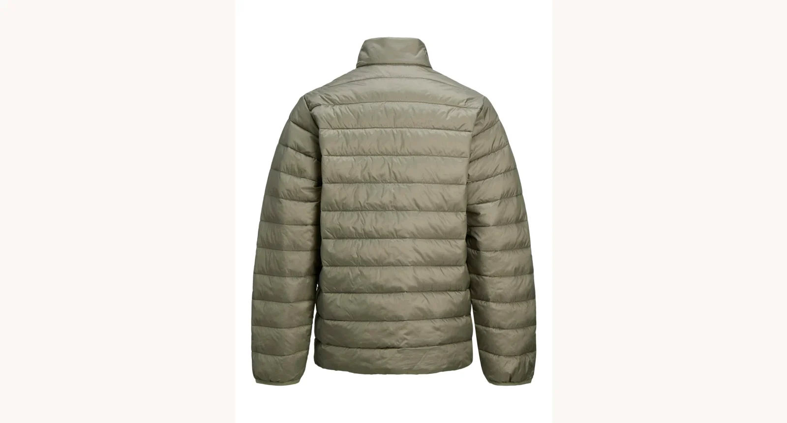 Jack and Jones Junior takki JJLOUIS LIGHT PUFFER COLLAR JNR, tummanvihreä - Image 2