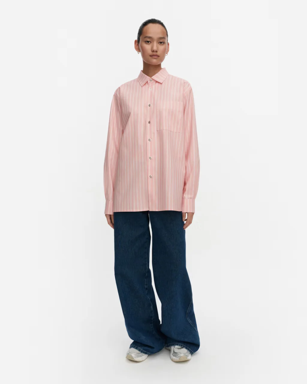 Marimekko unisex paitapusero Jokapoika Kioski Puuvillapaita, vaaleanpunainen
