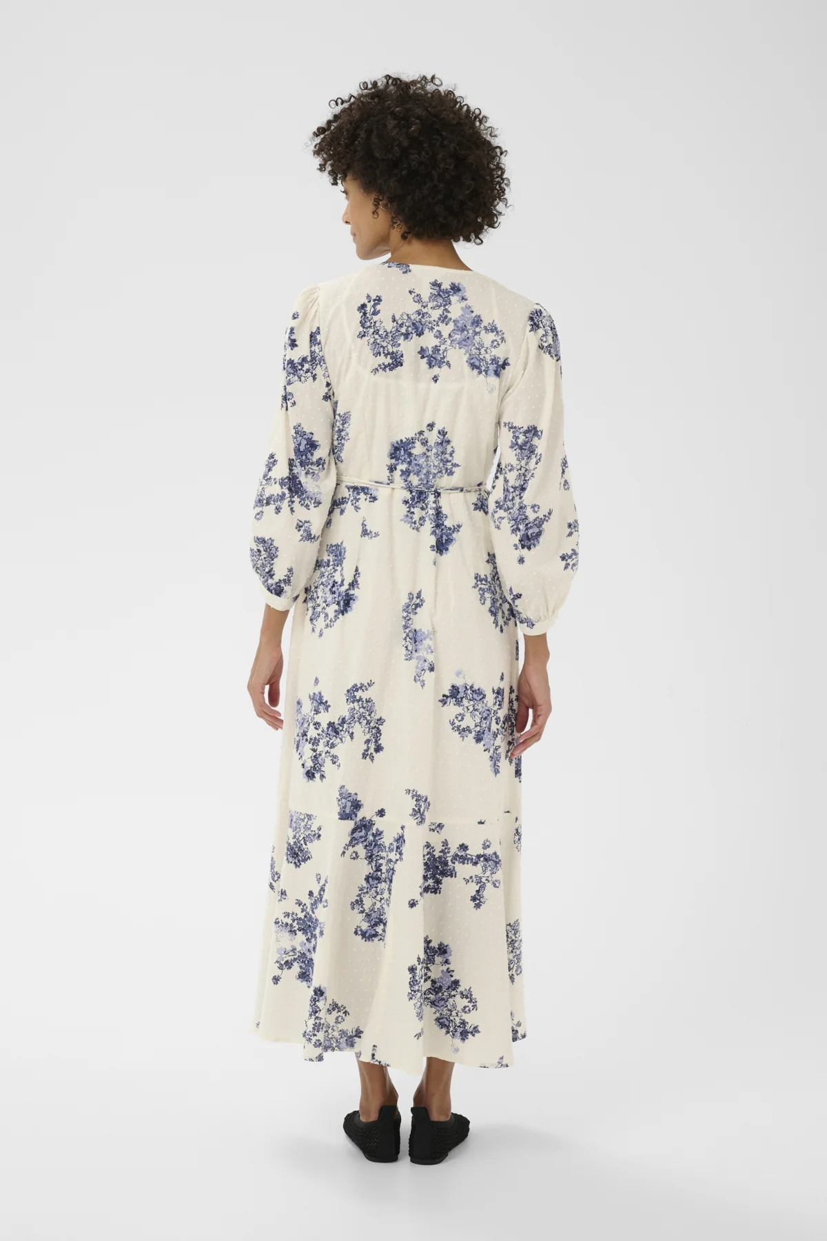 Part Two mekko ALYAPW DR, Blue Shadow Flower Print - Image 2