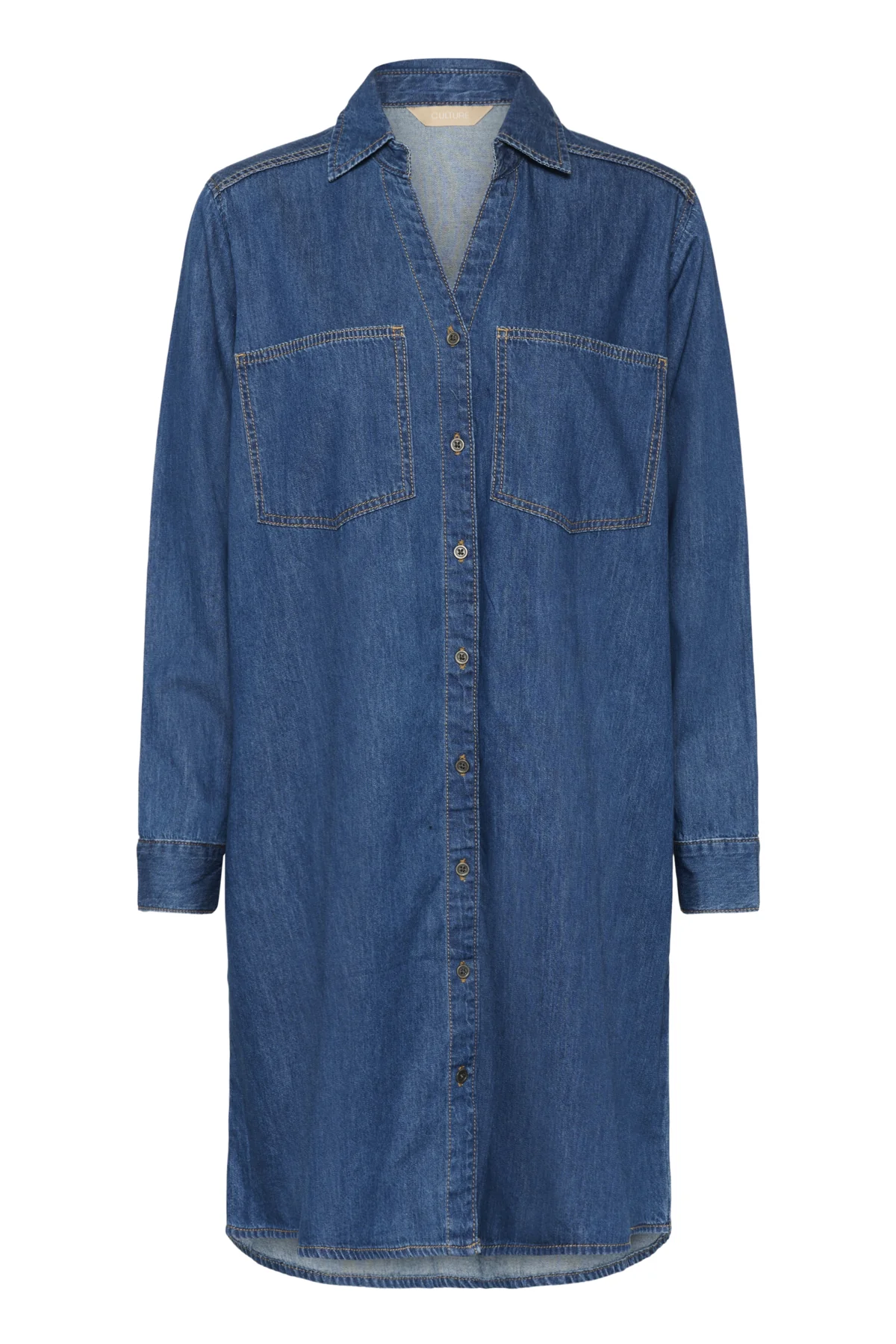 Culture mekko K-CUmola Arpa Dress, Dark Blue Wash - Image 2
