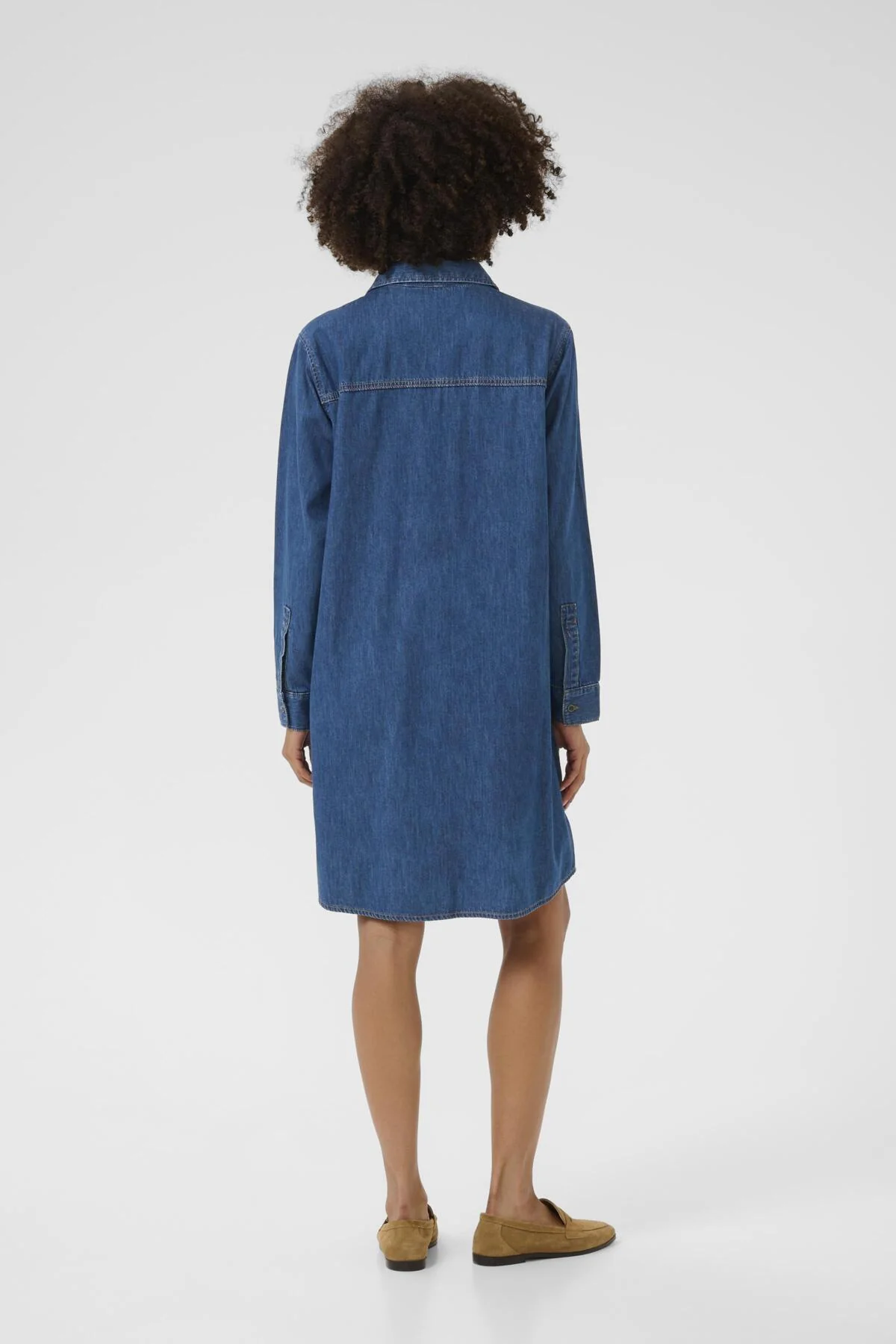 Culture mekko K-CUmola Arpa Dress, Dark Blue Wash - Image 6
