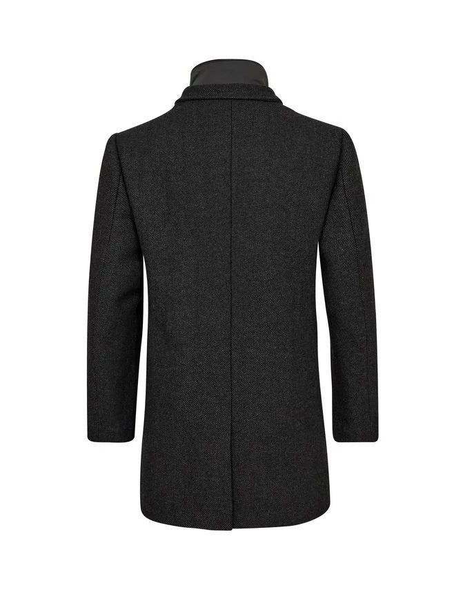 Gino marcello miesten villakangastakki K GINO MARCELLO WOOL COAT, harmaa - Image 2