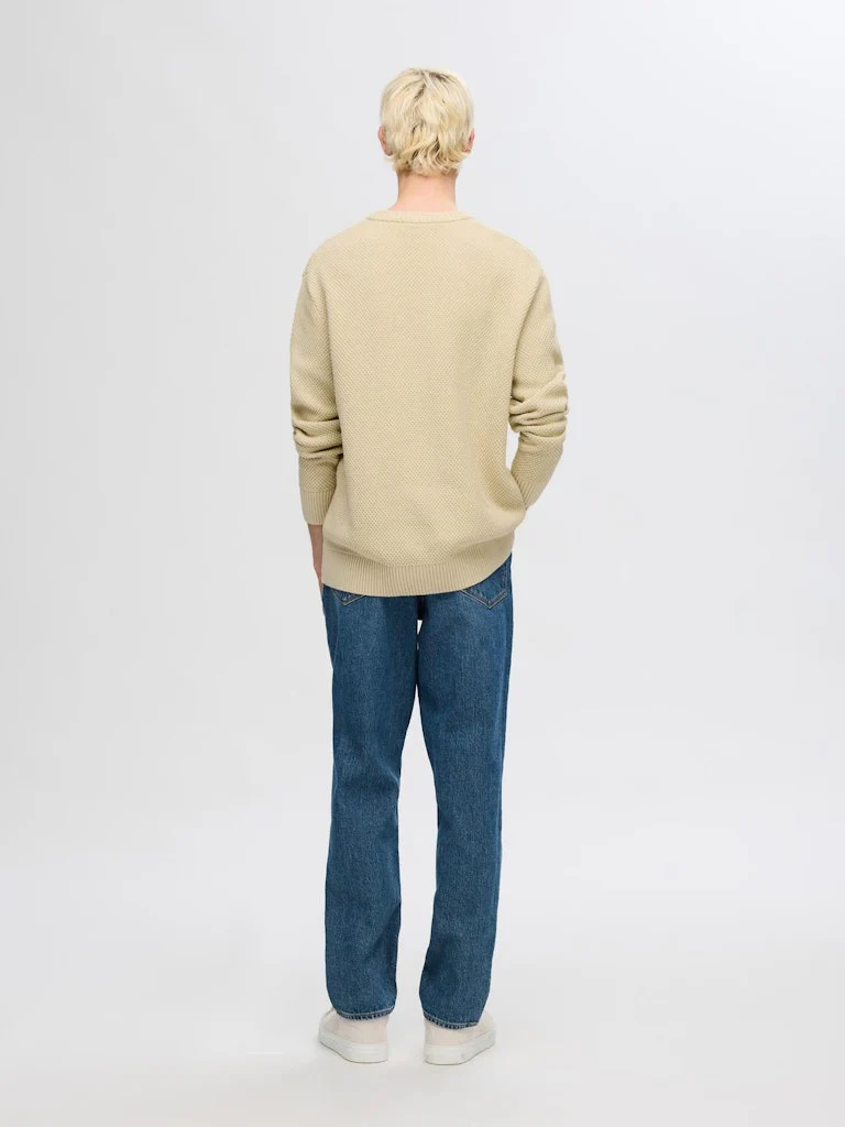 Selected miesten neule K Henny, Putty - Image 6