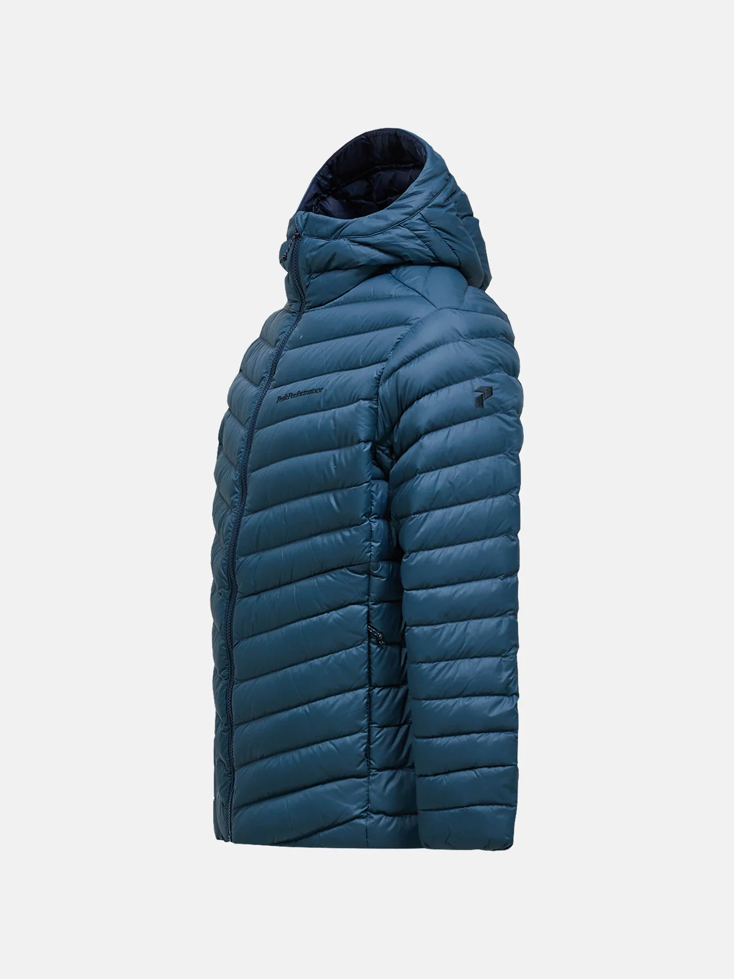K M FROST DOWN HOOD JACKET PETROOLINSININEN - Image 5