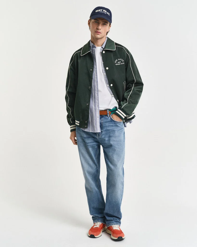 Gant miesten t-paita K Reg Archive Shield EMB SS T-Shirt, valkoinen - Image 9