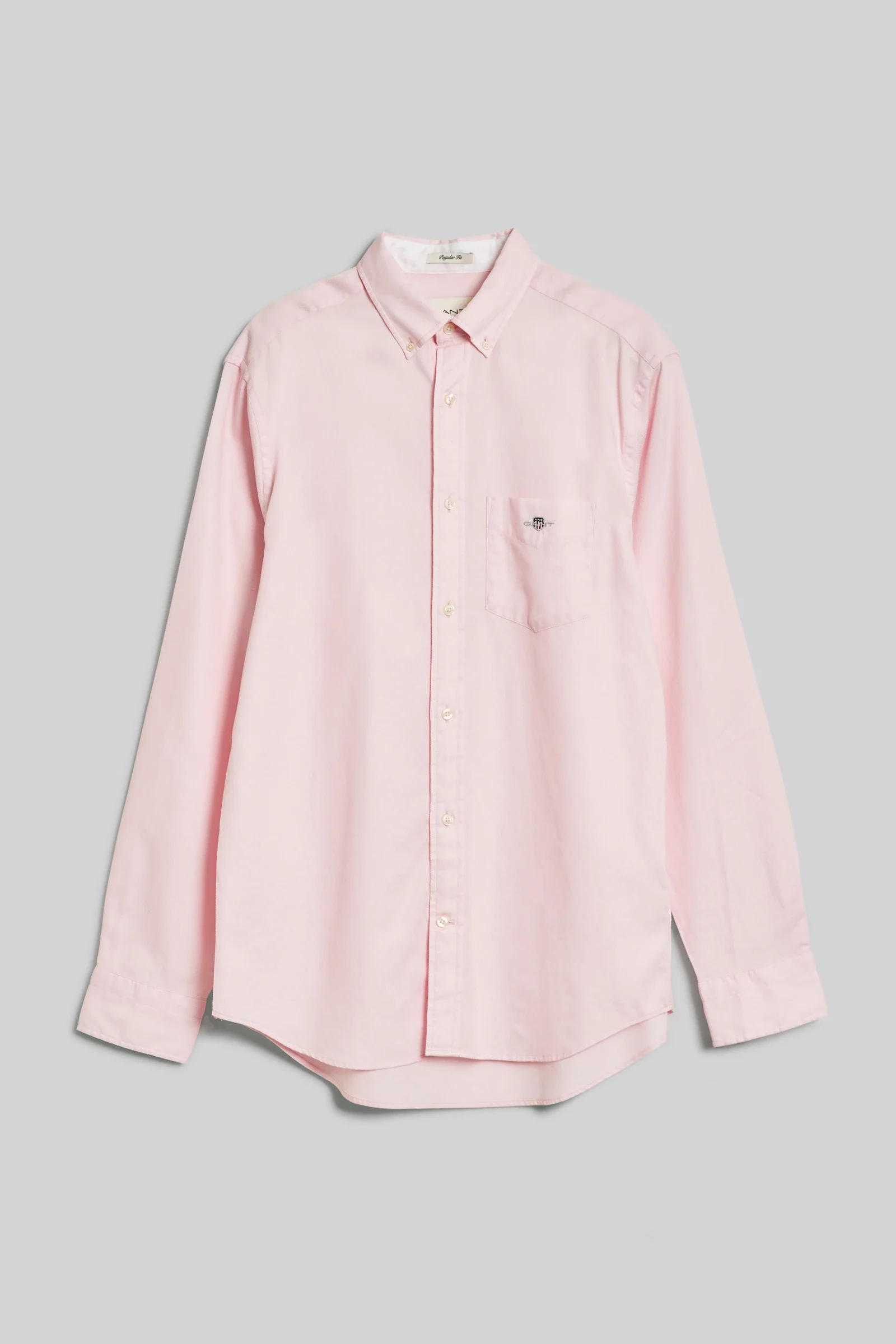 Gant miesten kauluspaita Reg Honey Comb Texture Shirt, vaaleanpunainen - Image 4