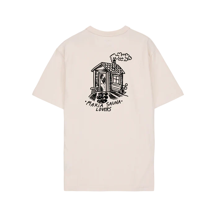 Makia miesten t-paita K Sauna T-shirt, valkoinen - Image 2