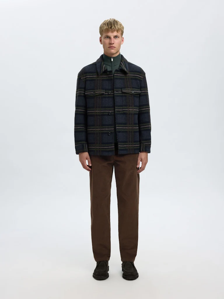 Selected miesten vakosamettihousut K STRAIGHT MILES CORD PANT NOS, ruskea - Image 4