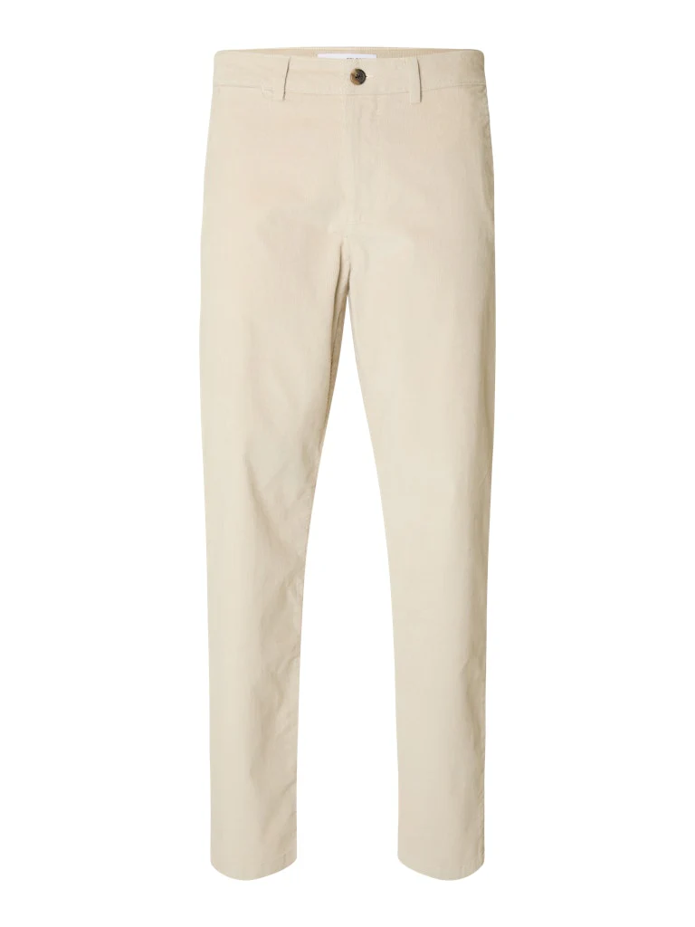Selected miesten vakosamettihousut K STRAIGHT MILES CORD PANT NOS, Moonstruck - Image 2