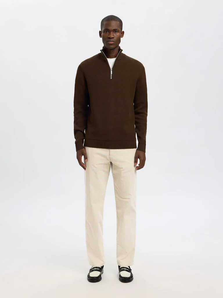 Selected miesten vakosamettihousut K STRAIGHT MILES CORD PANT NOS, Moonstruck - Image 4