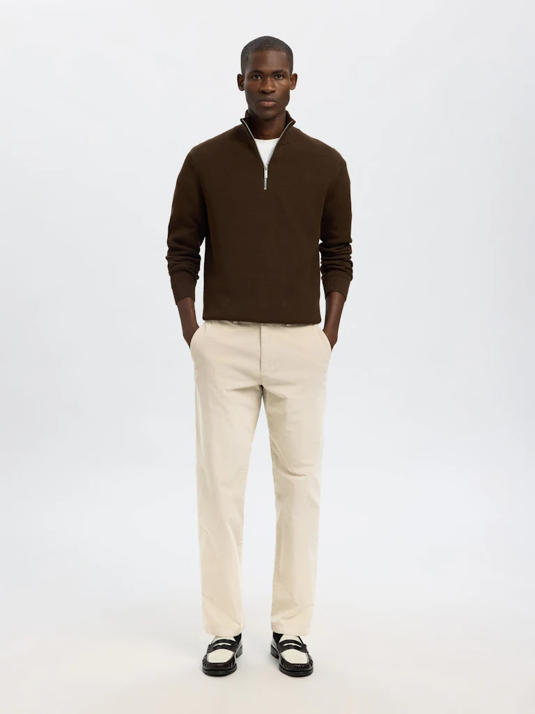 Selected miesten vakosamettihousut K STRAIGHT MILES CORD PANT NOS, Moonstruck - Image 5