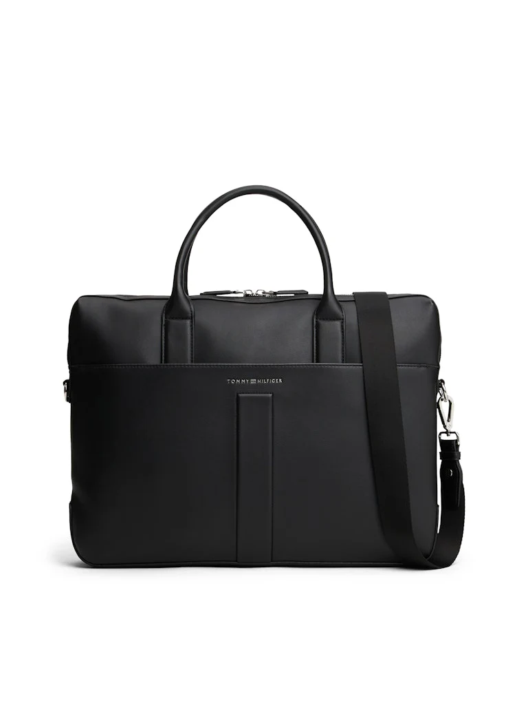 Tommy Hilfiger laukku K TH RELAXED COMPUTER BAG, musta