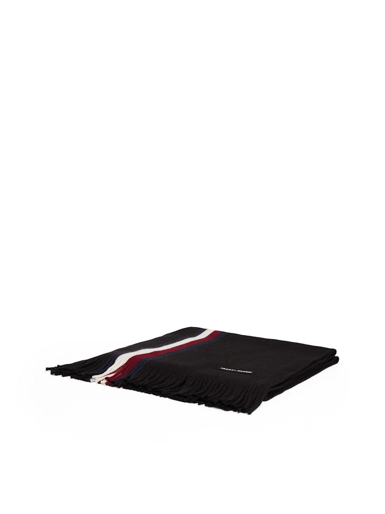 Tommy Hilfiger huivi K TH RWB RACHELLE SCARF, musta - Image 3
