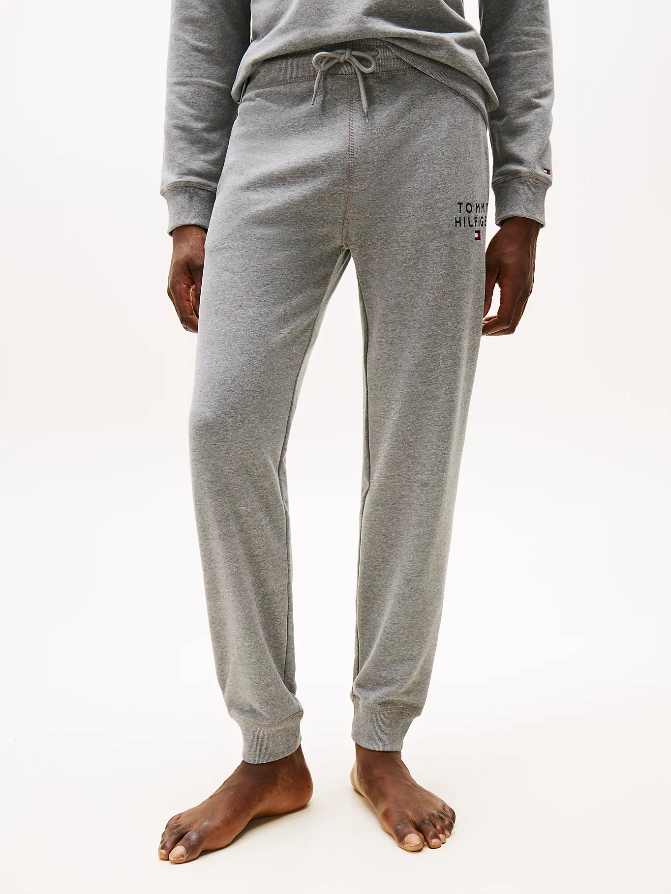 Tommy Hilfiger Collegehousut K TRACK PANT, keskiharmaa