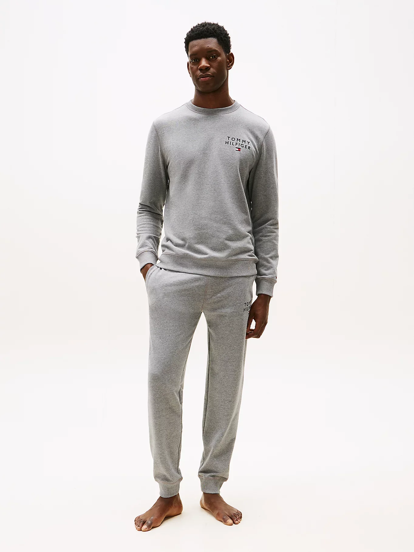 Tommy Hilfiger Miesten Collagepaita, K TRACK TOP HWK NOS KESKIHARMAA - Image 4