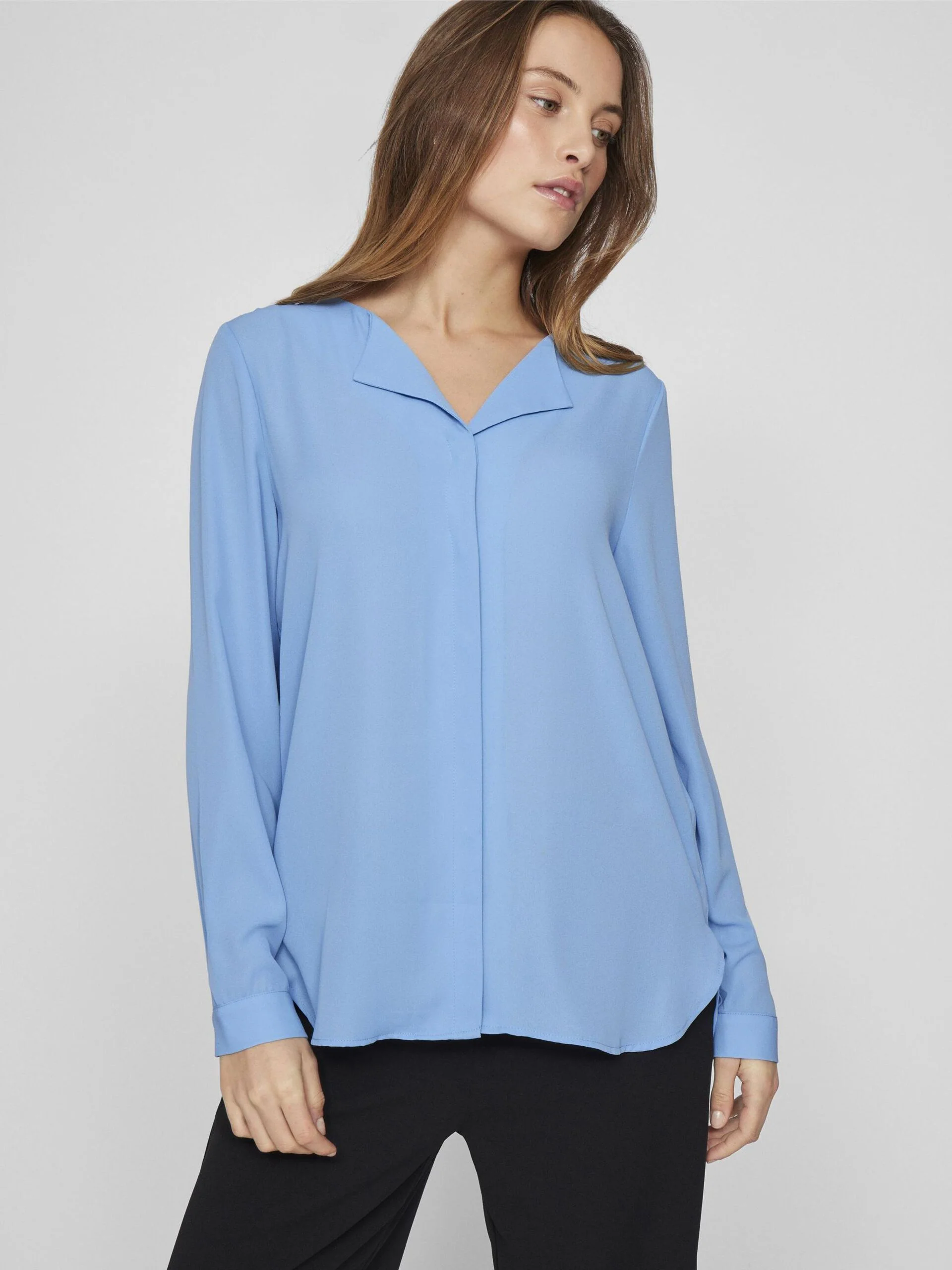 Vila naisten paita Vilucy LS Shirt, sininen - Image 7