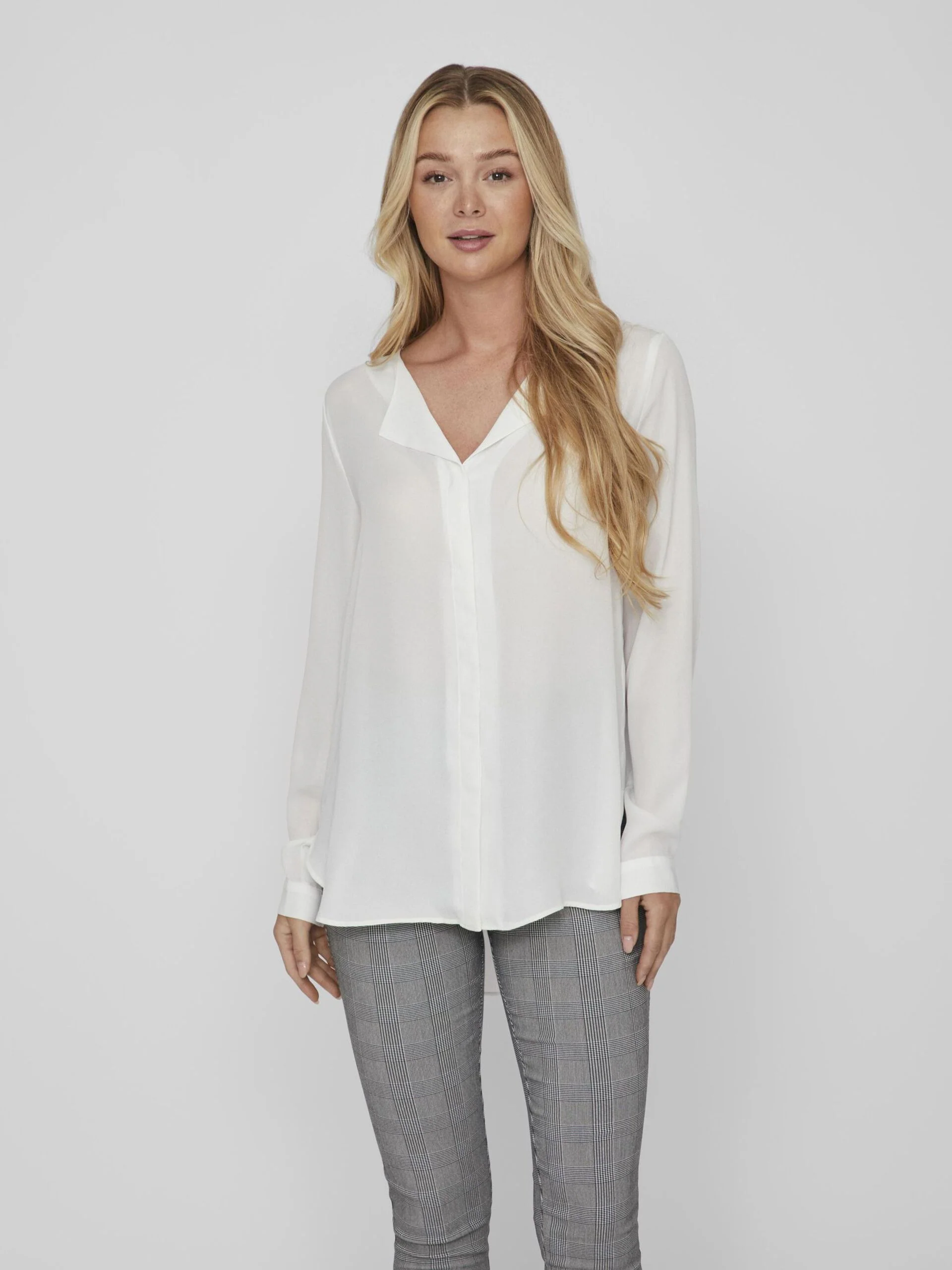 Vila naisten paita Vilucy LS Shirt, valkoinen - Image 5