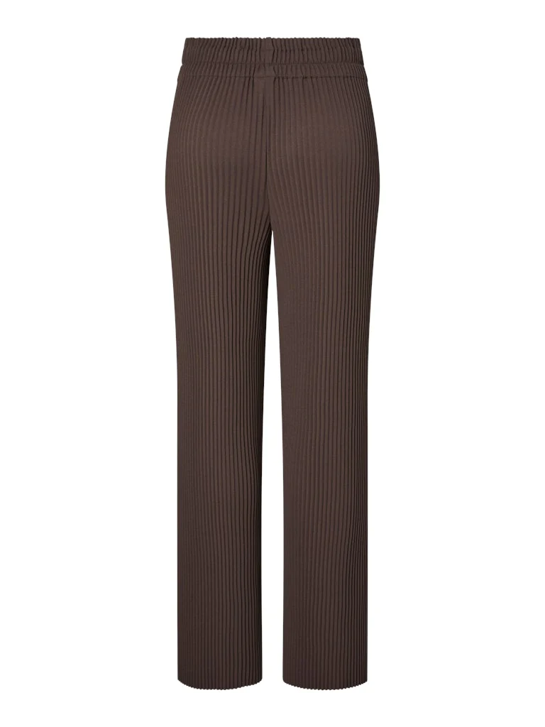Y.A.S naisten housut K Yasalisa HW Pant S. Noos, Chocolate Brown - Image 4