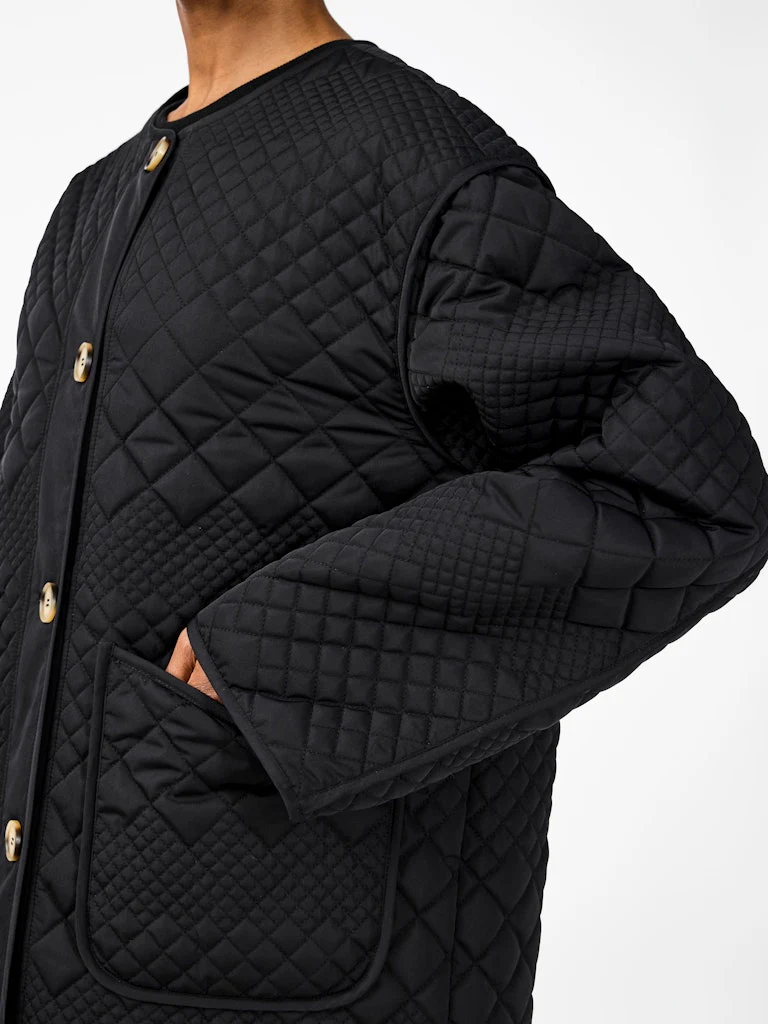 Y.A.S naisten tikkitakki YASLAURIE LS Padded Jacket S., musta - Image 6