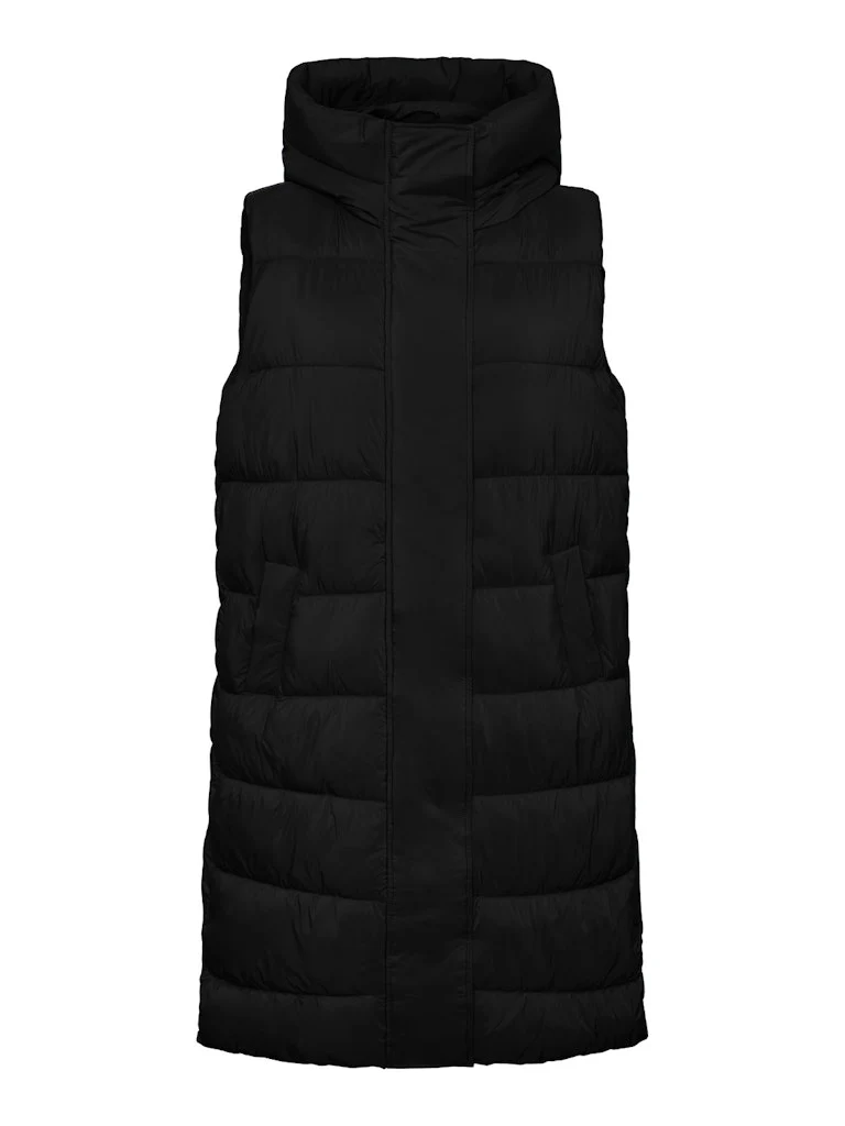 Y.A.S naisten liivi K-YASLIRO PADDED VEST, musta - Image 2