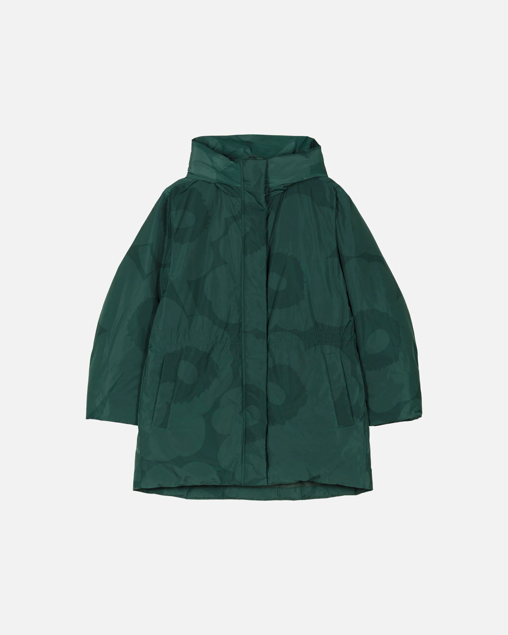 Marimekko naisten untuvatakki Käännös Unikko, vihreä - Image 3