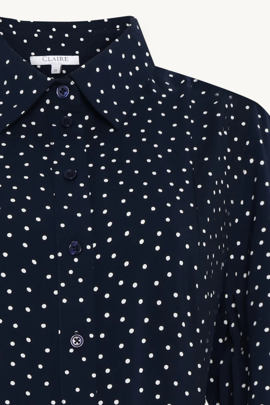 Claire mekko Kamila Dress, sininen kuosi - Image 3