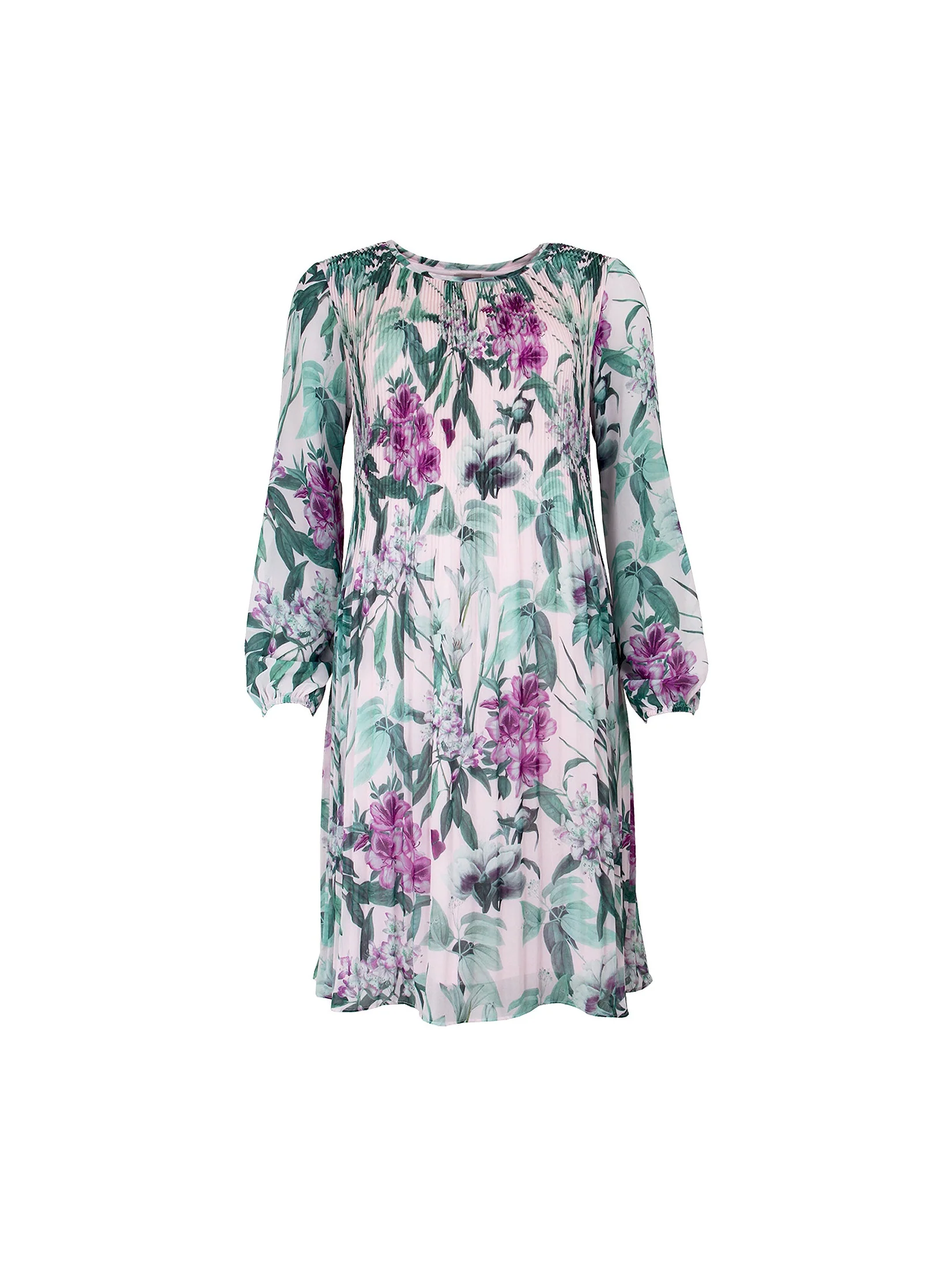 S.T.I mekko Kandriina Dress, vaaleanpunainen kuosi
