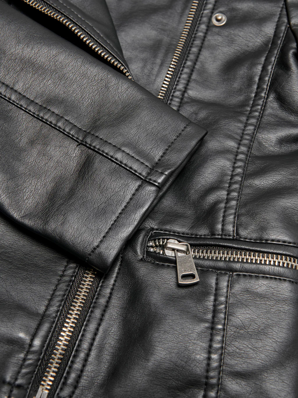 Kids Only keinonahkatakki, KONFREYA FAUX LEATHER BIKER Musta - Image 4