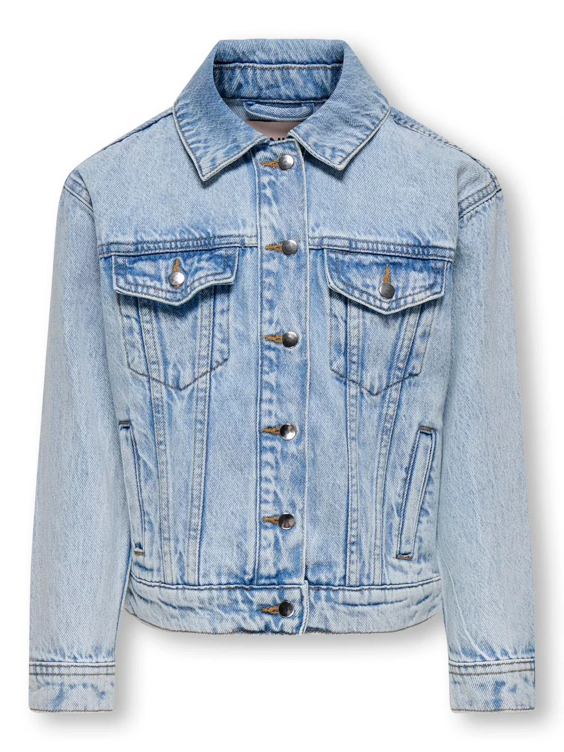 Kids Only lasten farkkutakki, KOGBELIEVE OVERSIZE DENIM JACKET Indigo - Image 2