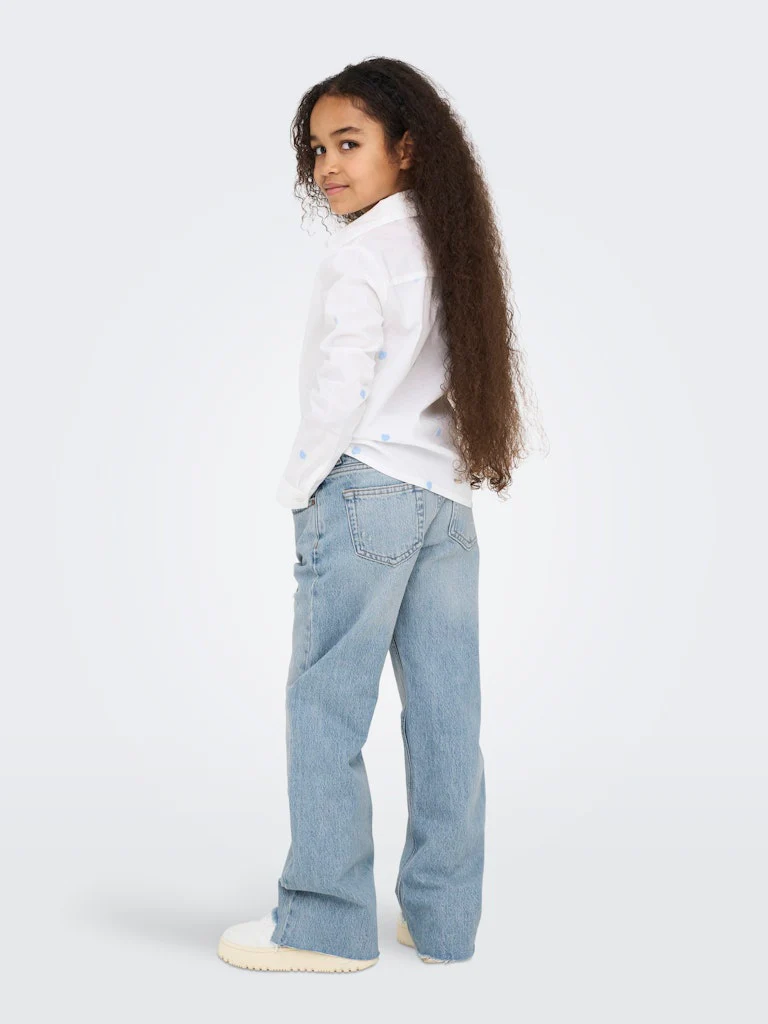 Kids Only lasten farkut, KOGJUICY WIDE DNM JEANS Indigo - Image 2