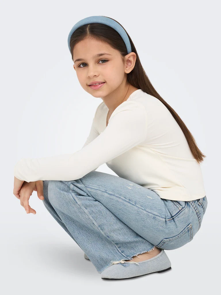 Kids Only lasten farkut, KOGJUICY WIDE DNM JEANS Indigo - Image 4