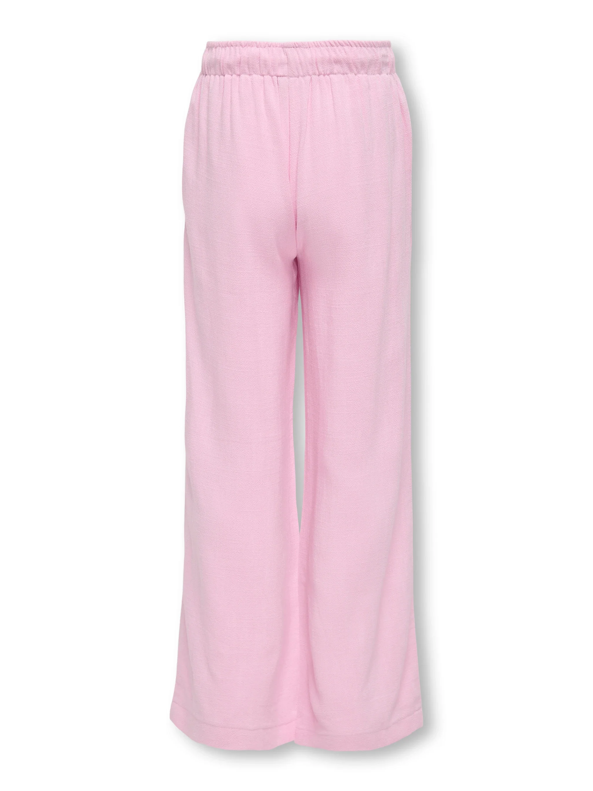 Kids Only lasten housut, KOGSIESTA PULL-UP LINEN BLEND PANT Vaaleanpunainen - Image 4
