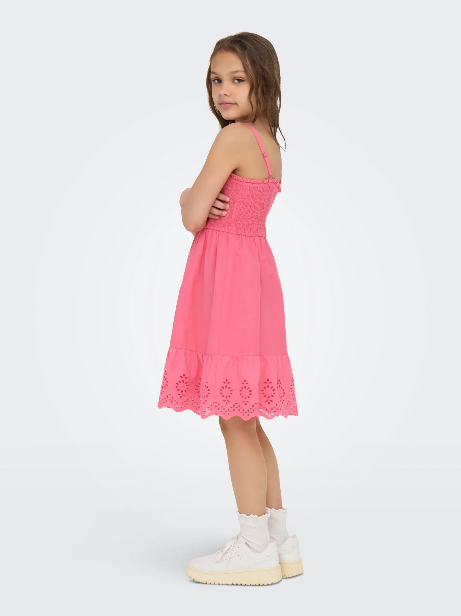 Kids Only lasten mekko, KOGLOU LIFE EMB SMOCK DRESS Vadelma - Image 2
