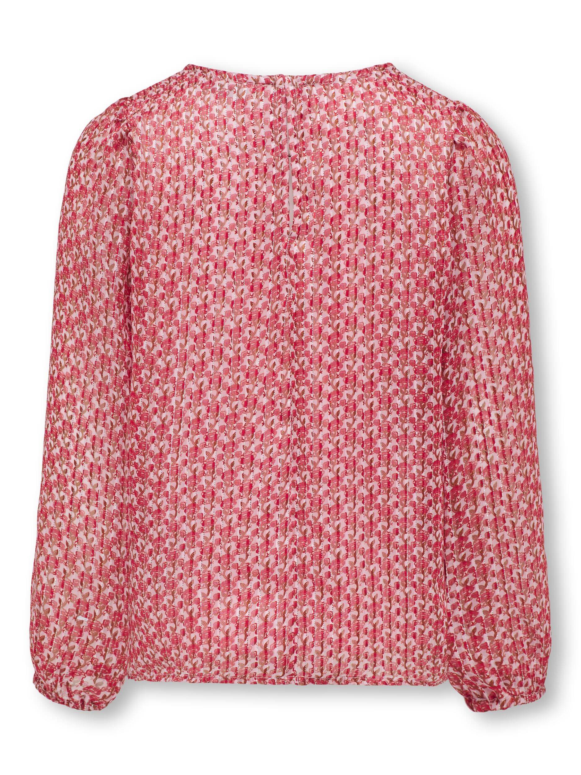 Kids Only lasten paita, KOGJEVA LS O-NECK TOP Vaaleanpunainen - Image 2