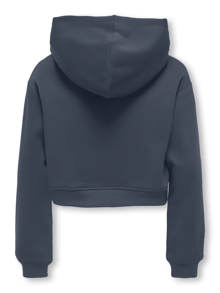 Kids Only lasten svetari, KOGSWEAT LIFE LS HOODIE SHORT Tumma Turkoosi - Image 2